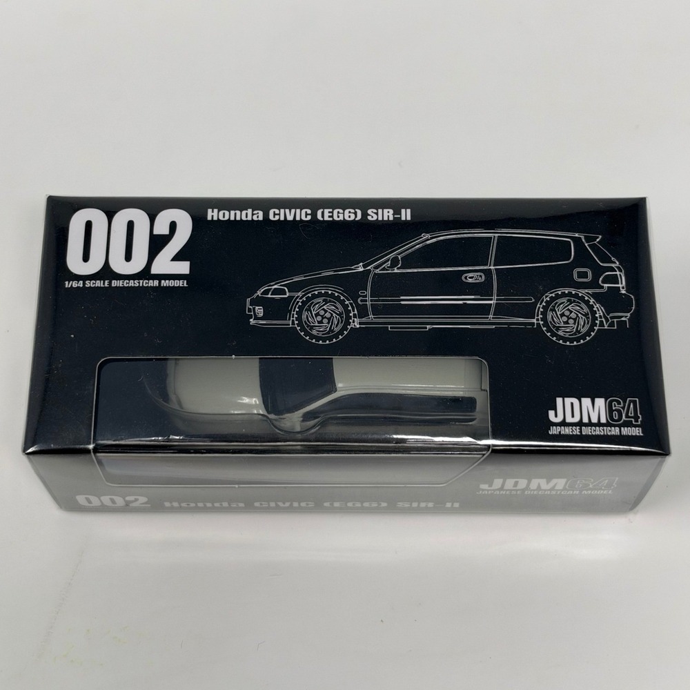 Hobby Japan JDM64 Honda Civic EG6 SiR-II Frost White Diecast Car HJDM002-5